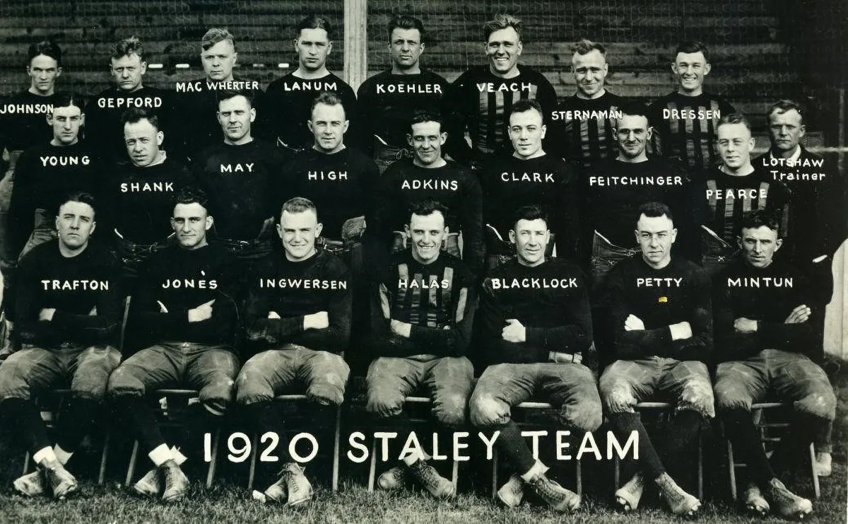 Staley's Chicago Football Team 1920