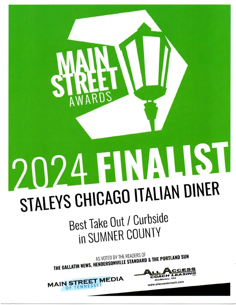Best Take Out 2024 Main Street Awards Staleys
